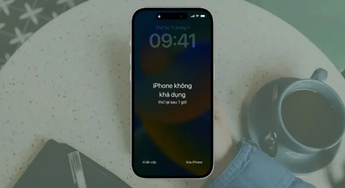 iPhone không khả dụng: Tìm hiểu nguyên nhân và gợi ý 8 cách khắc phục hiệu quả