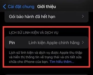 iPhone thông báo linh kiện không xác định có ảnh hưởng gì không? Cách xử lý như thế nào? 