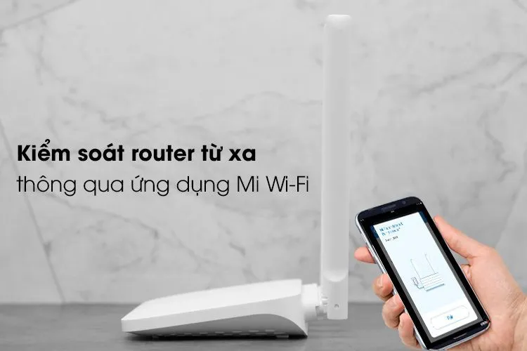 Kết nối sử dụng bộ phát Wifi Xiaomi Mi Router 4C