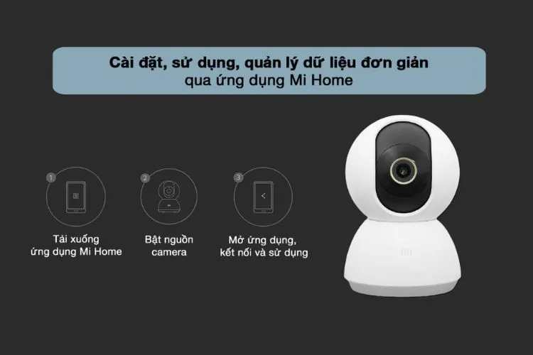 Kết nối và sử dụng Camera an ninh Xiaomi Mi Home 360° 2K