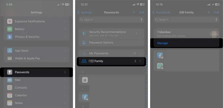 Khám phá cách chia sẻ mật khẩu gia đình trên iOS 17