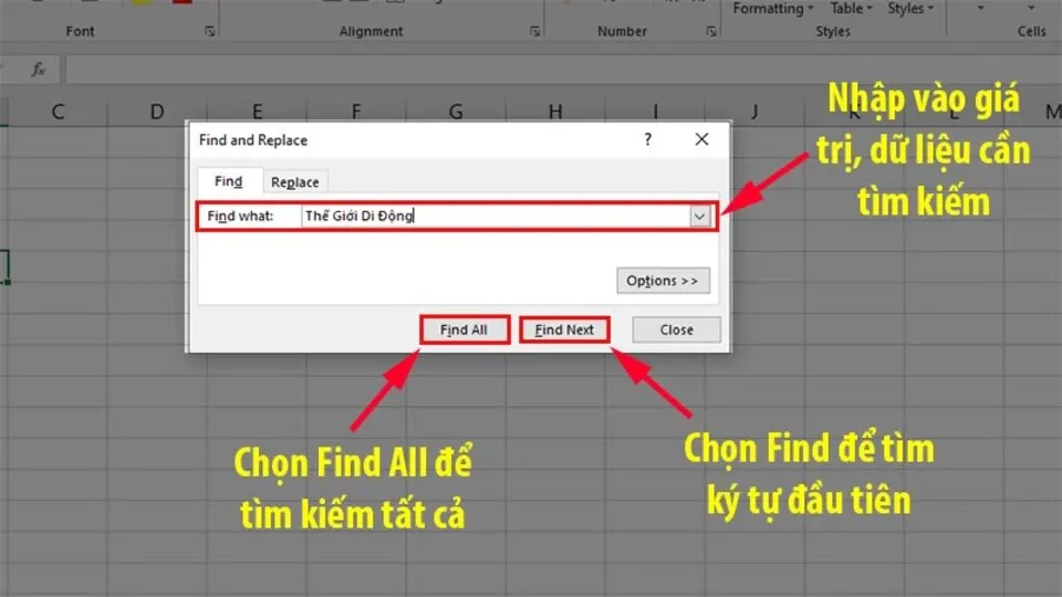 Khám phá chi tiết 4 cách tìm kiếm trong Excel thông dụng từ cơ bản đến nâng cao