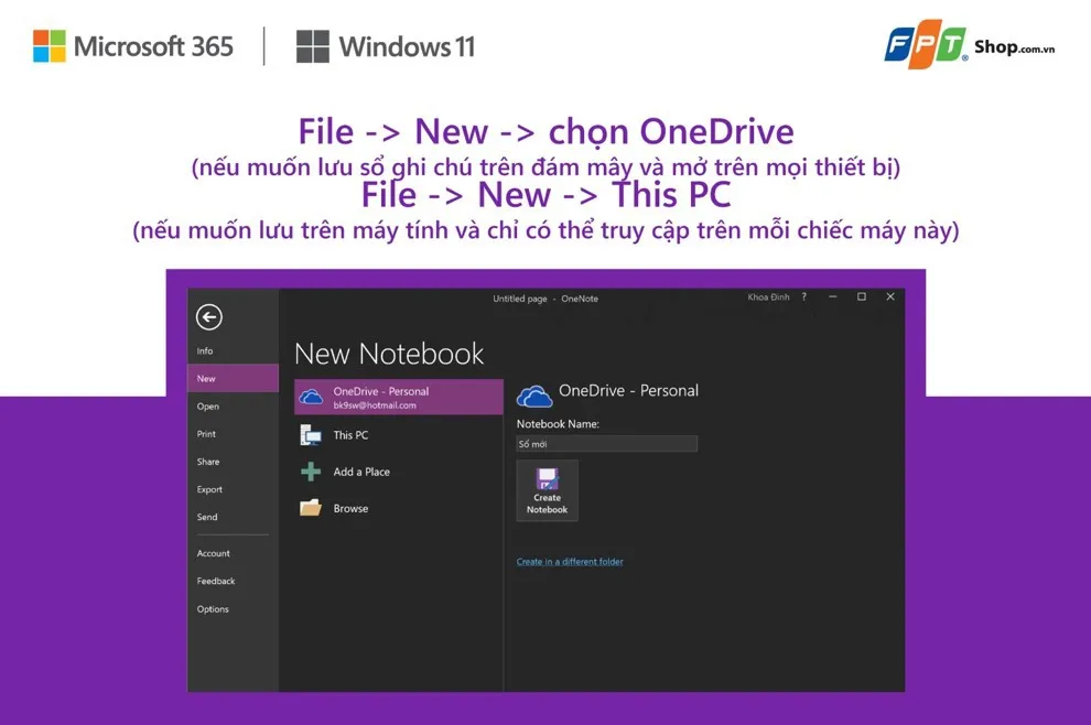 Khám phá tất tần tật về OneNote trong 5 phút