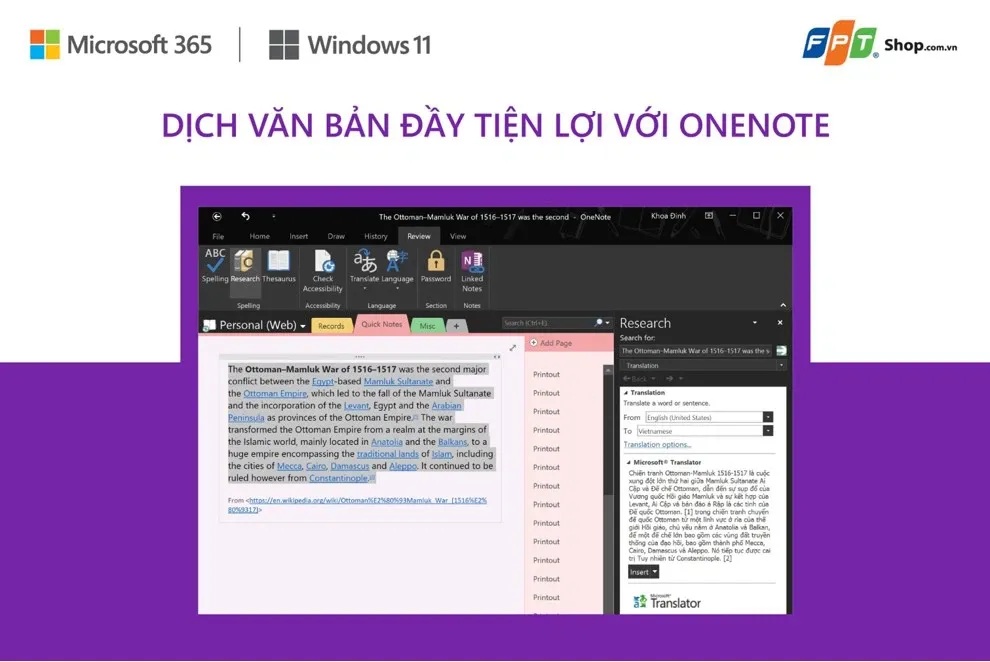 Khám phá tất tần tật về OneNote trong 5 phút