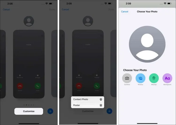 Khám phá tính năng Contact Posters trên iOS 17