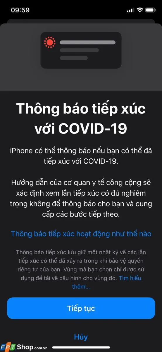 Khám phá tính năng Thông Báo Tiếp Xúc COVID-19 mới trên iOS 13.7