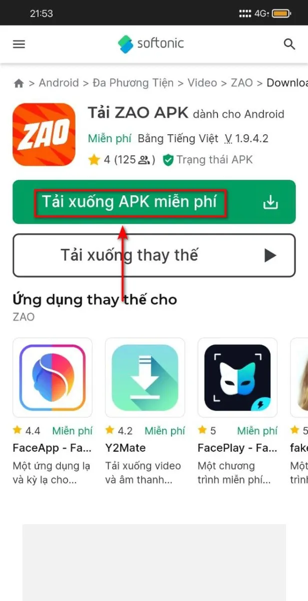 Khám phá Zao trên Android và iOS: Cách tải, cài đặt và đăng ký chi tiết, giúp bạn có những video sáng tạo, thú vị dễ dàng