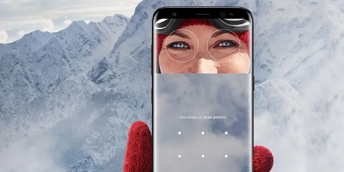 Kích hoạt quét mống mắt trên Galaxy S8 không cần vuốt màn hình