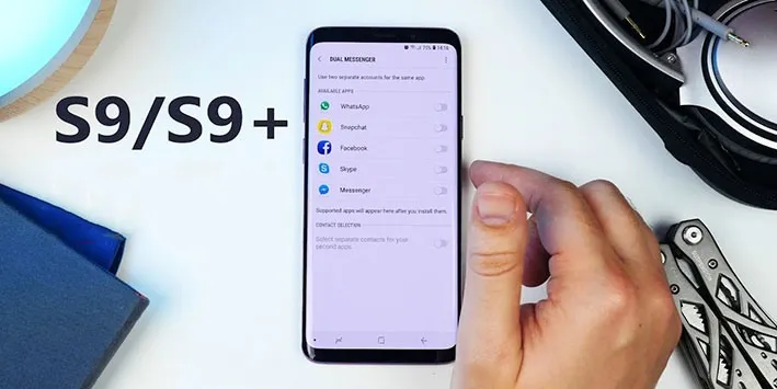 Kích hoạt tính năng Dual Messenger trên Galaxy S9 / Galaxy S9+