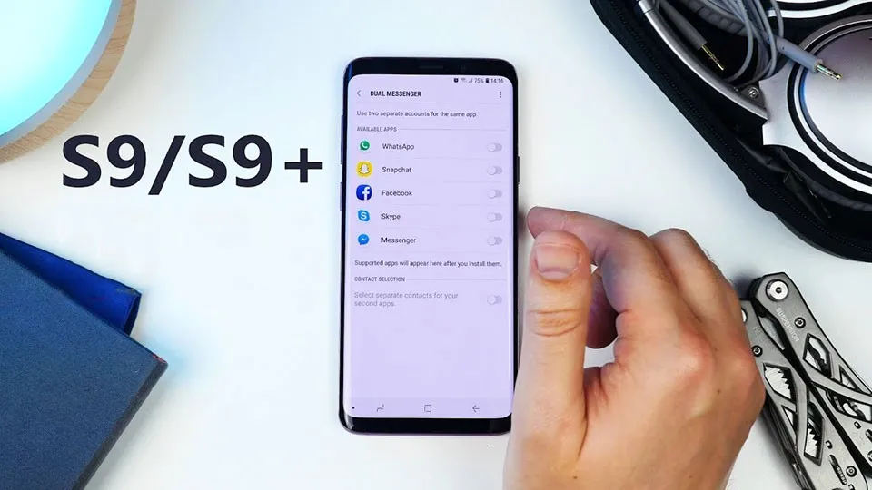 Kích hoạt tính năng Dual Messenger trên Galaxy S9 / Galaxy S9+