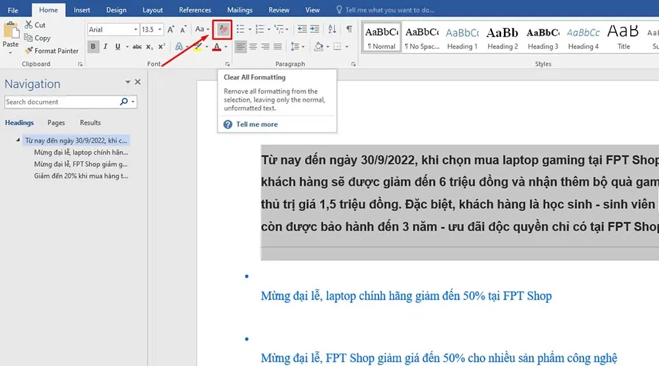 Là dân văn phòng, bạn hãy cập nhật ngay 3 cách sửa lỗi không bôi đen được văn bản trong Word