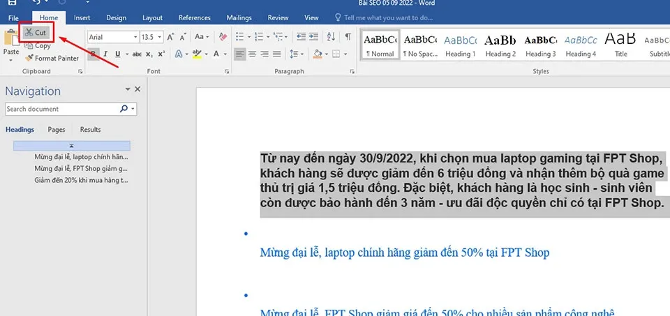 Là dân văn phòng, bạn hãy cập nhật ngay 3 cách sửa lỗi không bôi đen được văn bản trong Word