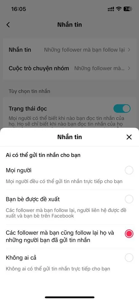 Là người thường xuyên dùng TikTok, không thể bỏ qua cách chỉnh ai có thể nhắn tin cho bạn trên TikTok