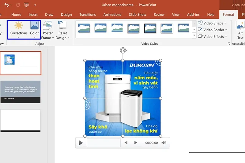 Làm cách nào để chèn video vào PowerPoint mà vẫn mở được khi chuyển sang máy khác?