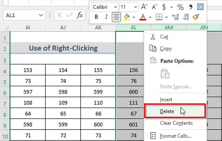 Làm gì khi Microsoft Excel không cho chèn cột?