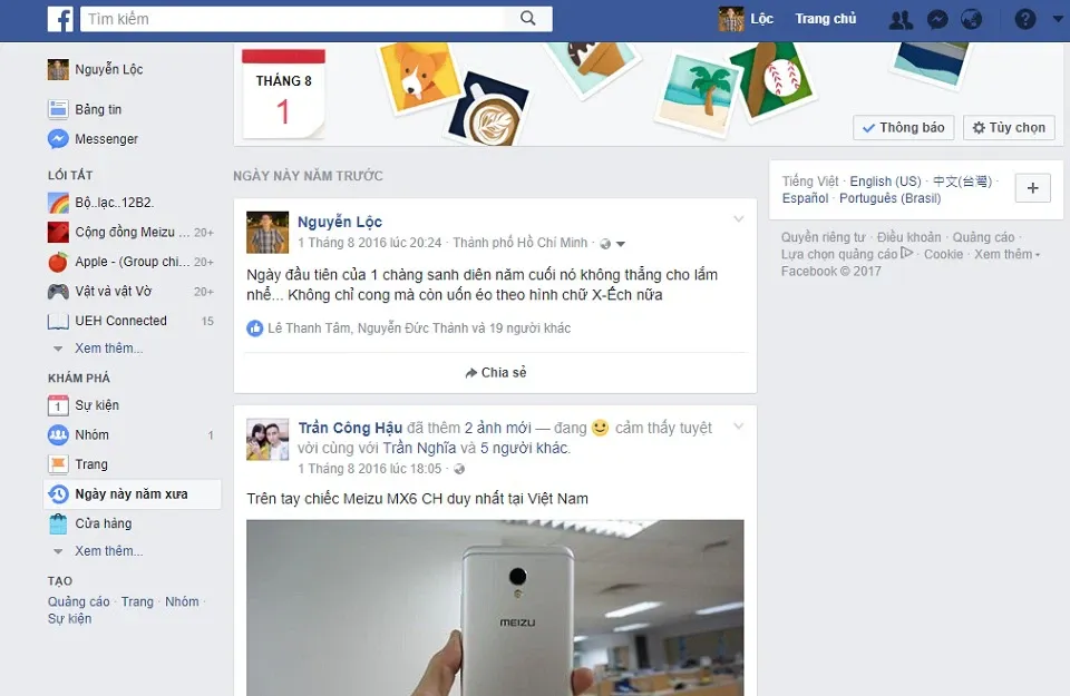 Làm sao để sử dụng tính năng “Ngày này năm xưa” trên Facebook?