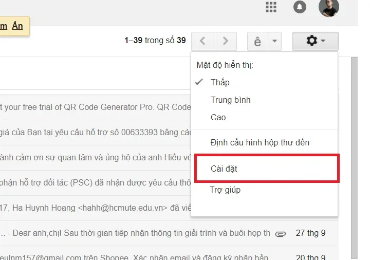 Làm thế nào để cài hình nền cho Gmail?