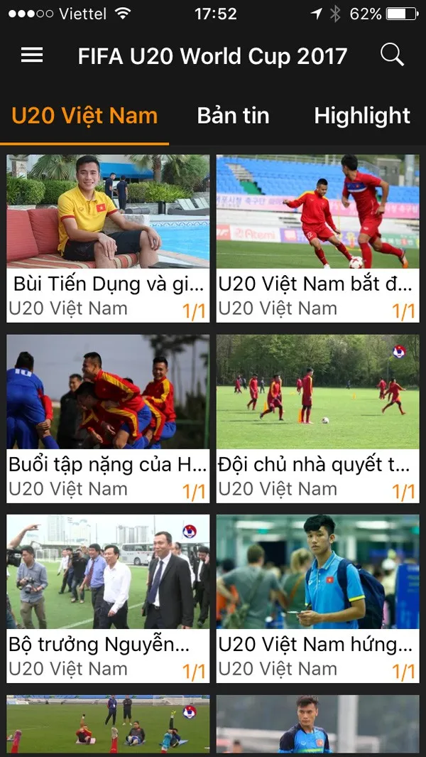 Làm thế nào để xem trực tiếp U20 Việt Nam đá World Cup?