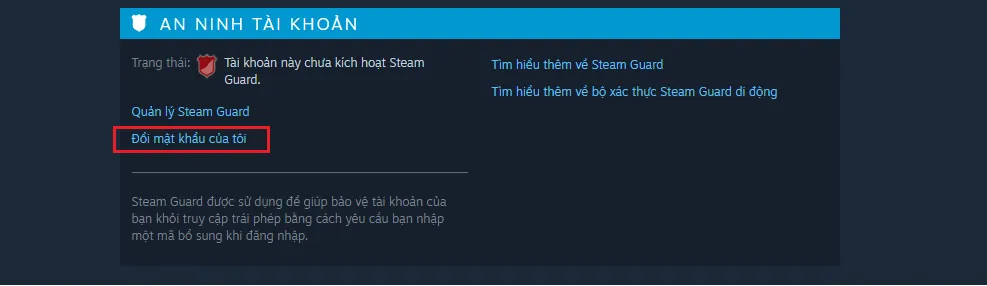 Làm thế nào đổi mật khẩu Steam? Thay đổi mật khẩu Steam có ảnh hưởng gì không?