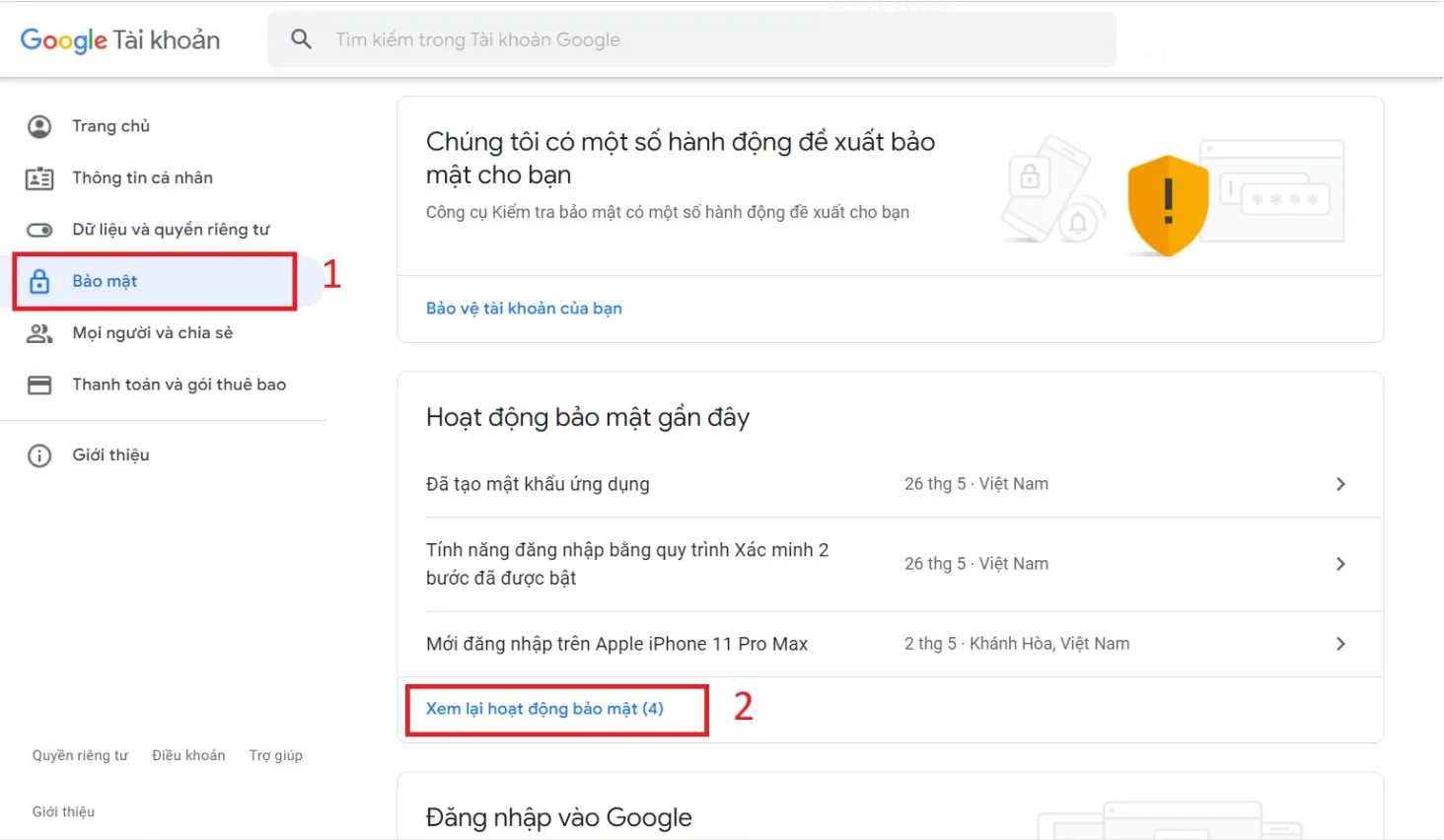 Làm thế nào khi tài khoản Gmail bị người khác đăng nhập?