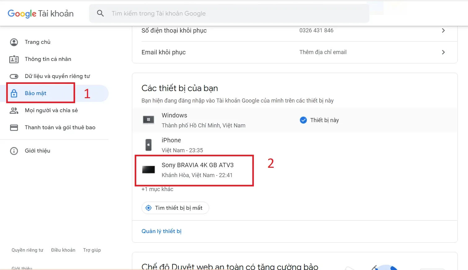 Làm thế nào khi tài khoản Gmail bị người khác đăng nhập?