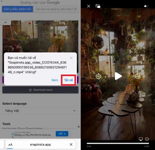 Làm thế nào tải video Instagram Reels nhanh, sắc nét?