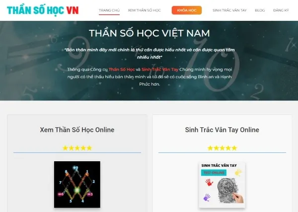 List trang web tra cứu thần số học miễn phí và tìm hiểu bí ẩn về con người bạn