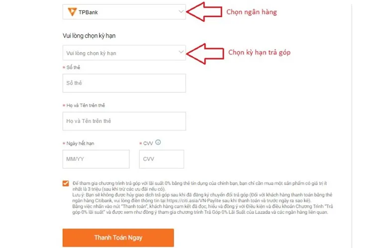 Lợi ích khi mua hàng trả góp Lazada và hướng dẫn cách mua hàng trả góp 0% trên Lazada 