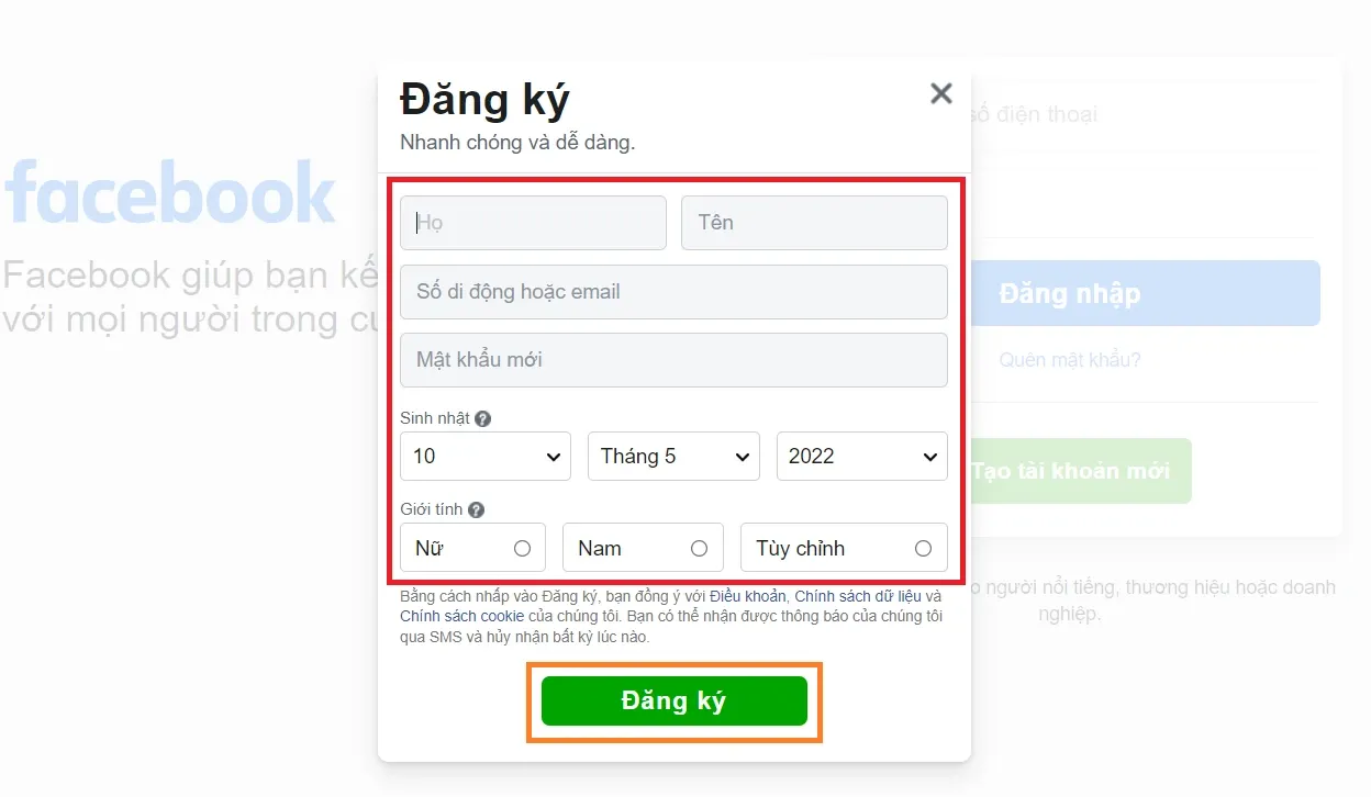 Lưu lại ngay cách đăng ký Facebook bằng Gmail cực đơn giản