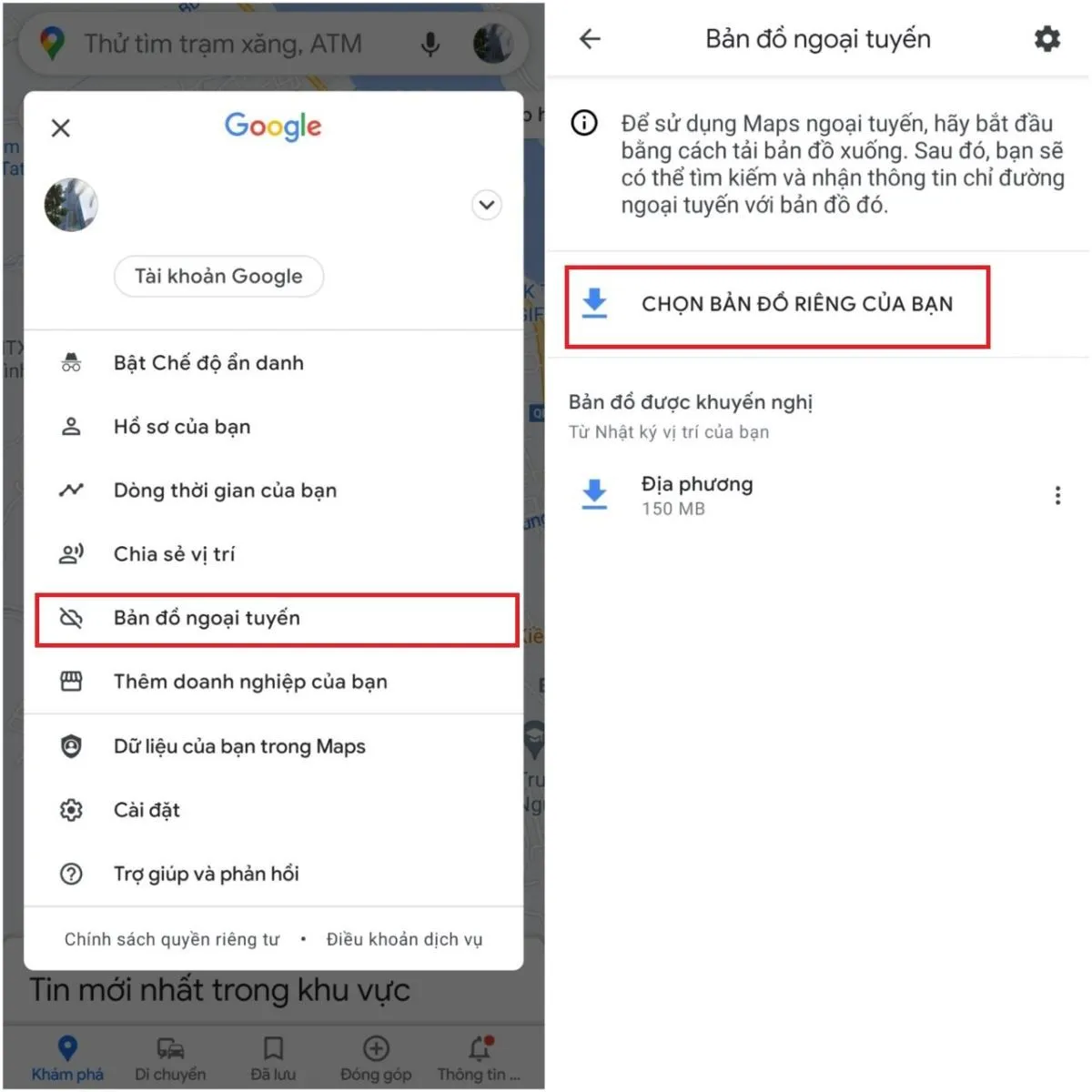 Lưu lại ngay cách tải bản đồ Google Maps offline để sử dụng khi cần thiết