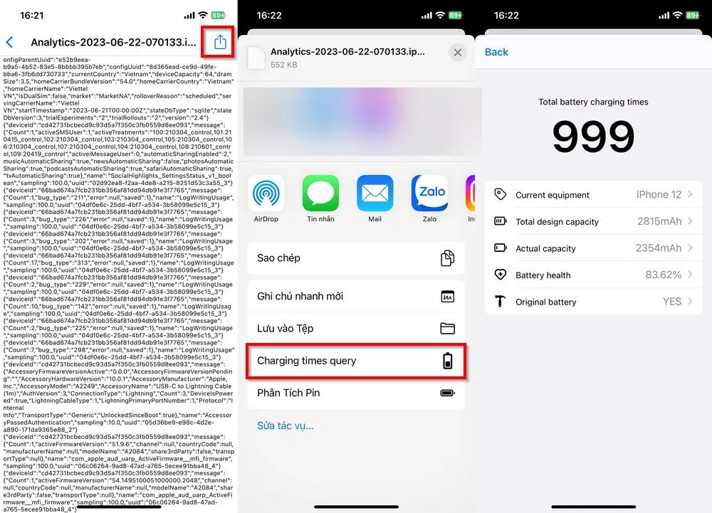 Lưu ngay cách kiểm tra số lần sạc trên iPhone chạy iOS 16 mới nhất 2023 với vài bước cực dễ