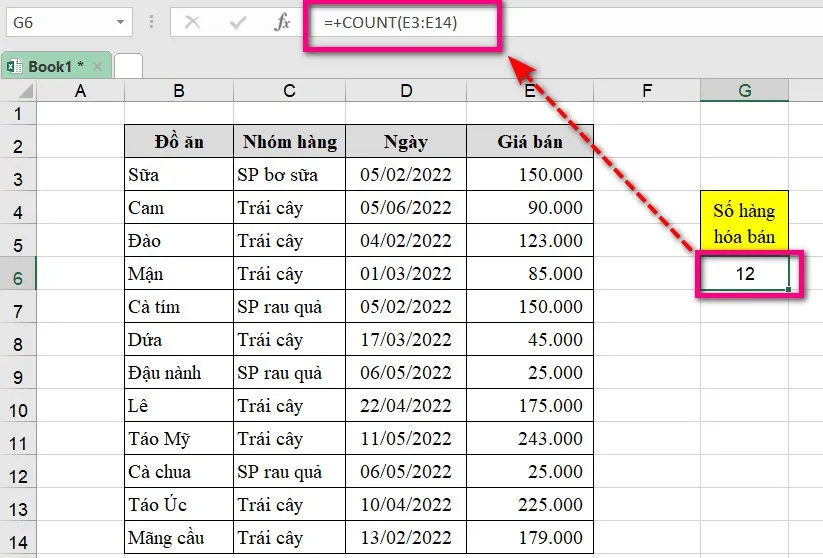 Lưu ngay cách sử dụng hàm đếm trong Excel không phải ai cũng biết