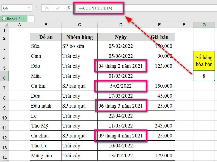 Lưu ngay cách sử dụng hàm đếm trong Excel không phải ai cũng biết