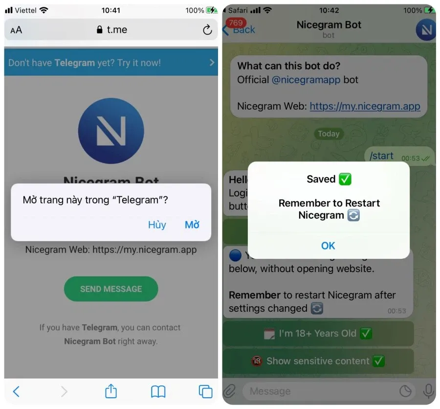 Lưu ngay cách vào group Telegram bị chặn trên iPhone siêu dễ