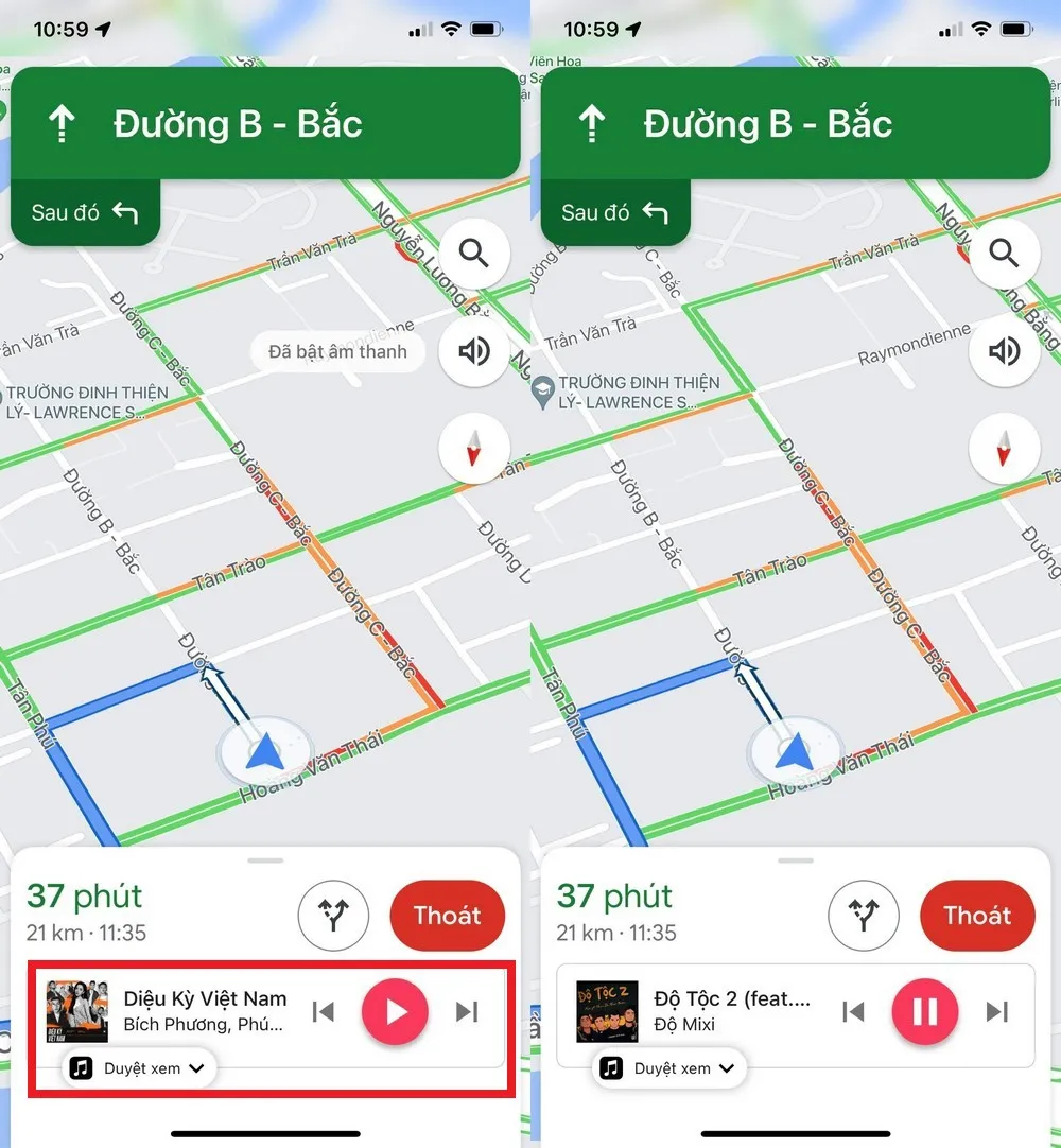 Lưu ngay mẹo nghe nhạc trên Google Maps, giúp bạn tiện sử dụng hơn khi đi đường