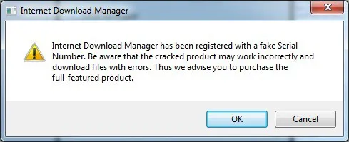 Lý do IDM bị lỗi fake serial và cách fix lỗi nhanh gọn