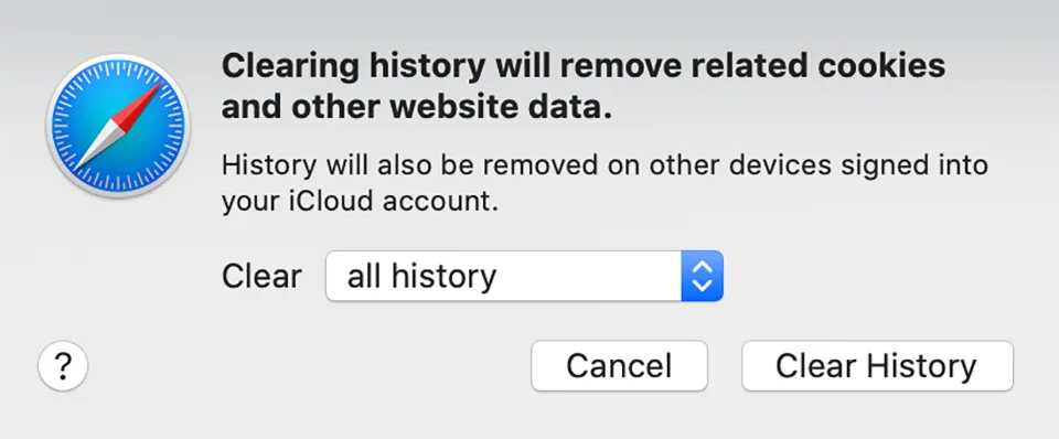 Mac: Cách xóa bộ nhớ cache, lịch sử và cookie trong Safari