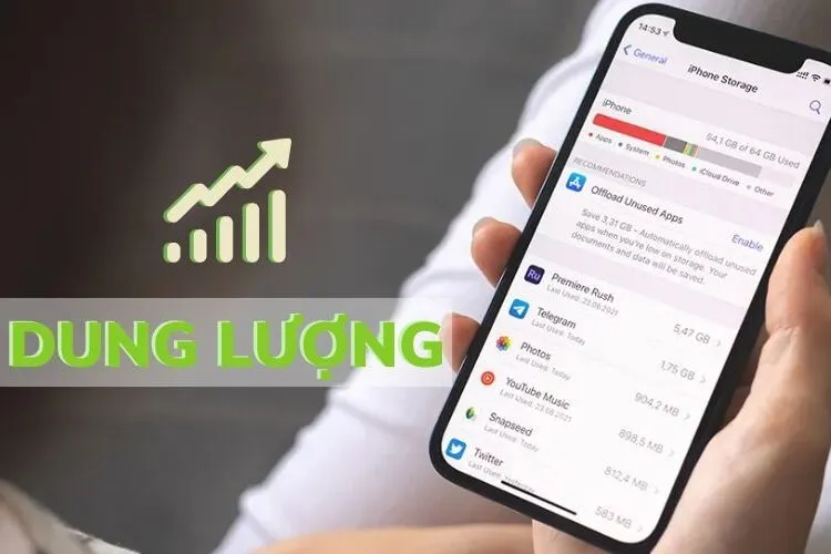 Mách bạn 13 cách tăng dung lượng iPhone siêu dễ, hiệu quả, miễn phí trong vài nốt nhạc