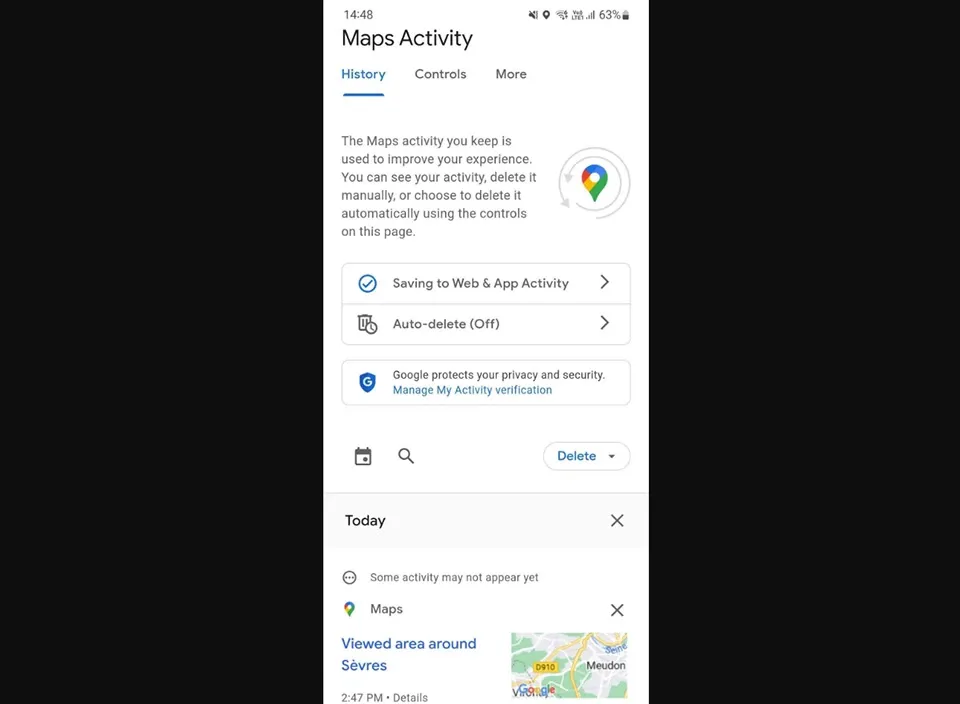 Mách bạn 3 cách xóa lịch sử tìm kiếm trên Google Maps