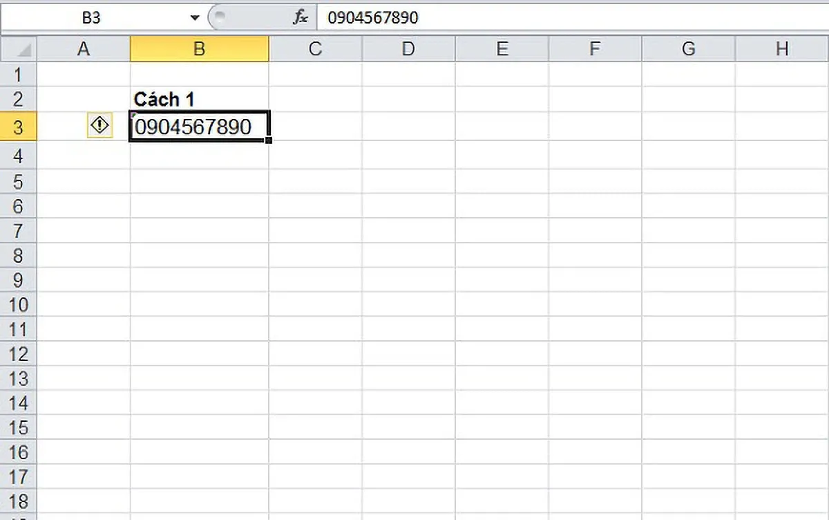 Mách bạn 4 cách đánh số điện thoại trong Excel đơn giản, chính xác và không bị mất số 0 ở đầu