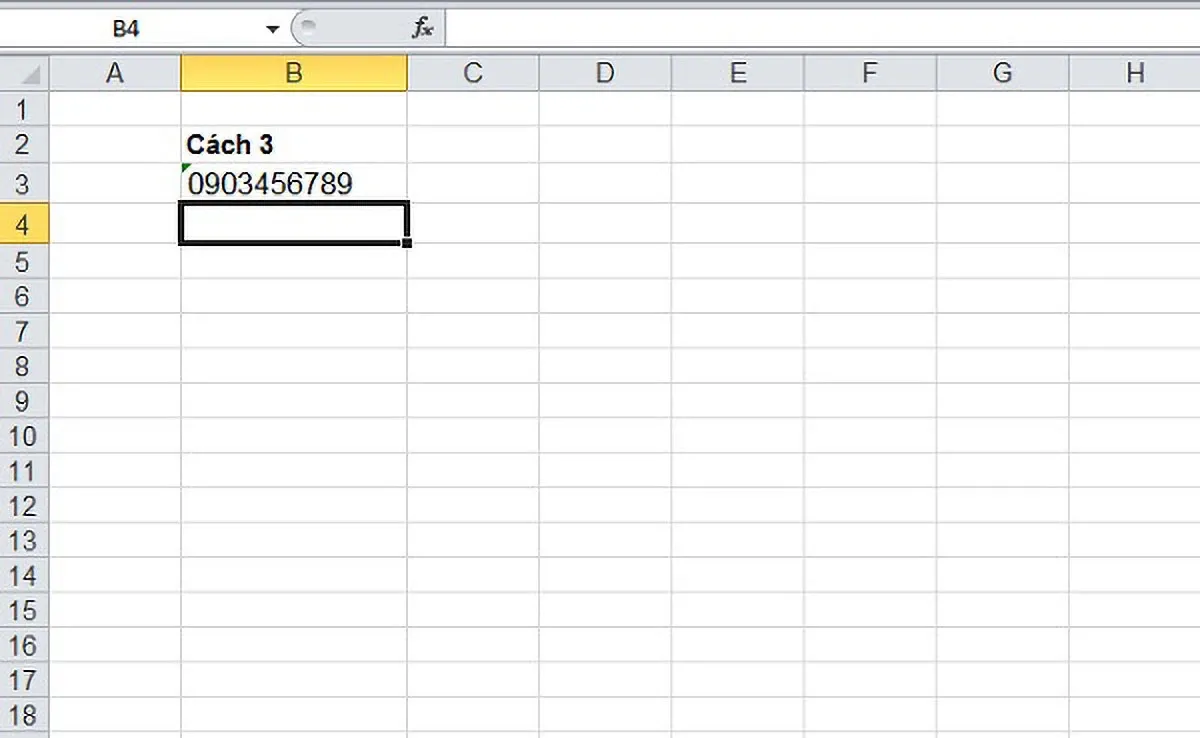 Mách bạn 4 cách đánh số điện thoại trong Excel đơn giản, chính xác và không bị mất số 0 ở đầu