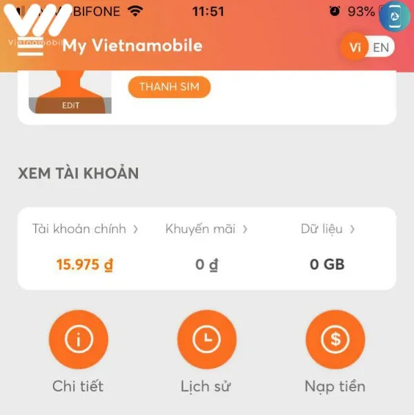 Mách bạn 4 cách kiểm tra dung lượng 4G Vietnamobile