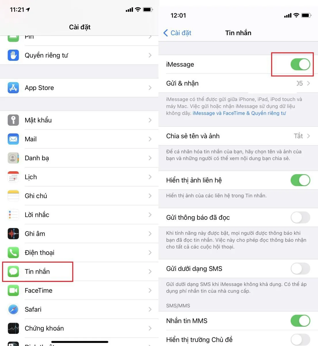 Mách bạn cách ẩn bong bóng chat iMessage trên iPhone hiệu quả