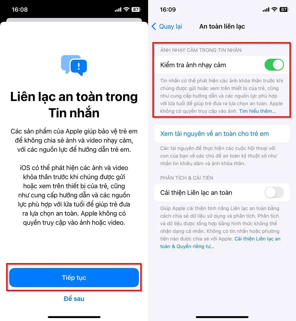 Mách bạn cách bật kiểm tra ảnh nhạy cảm trên iOS 17 mà bạn không nên bỏ qua