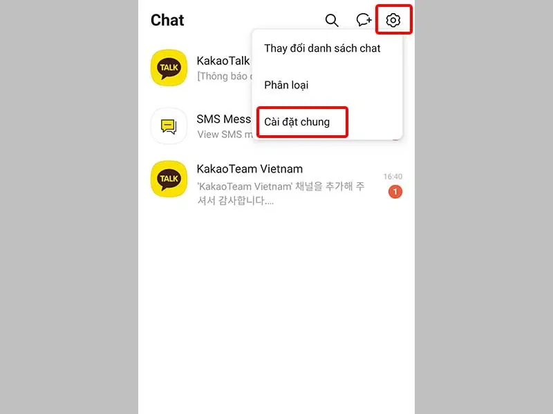 Mách bạn cách bật, tắt thông báo trên KakaoTalk cực nhanh