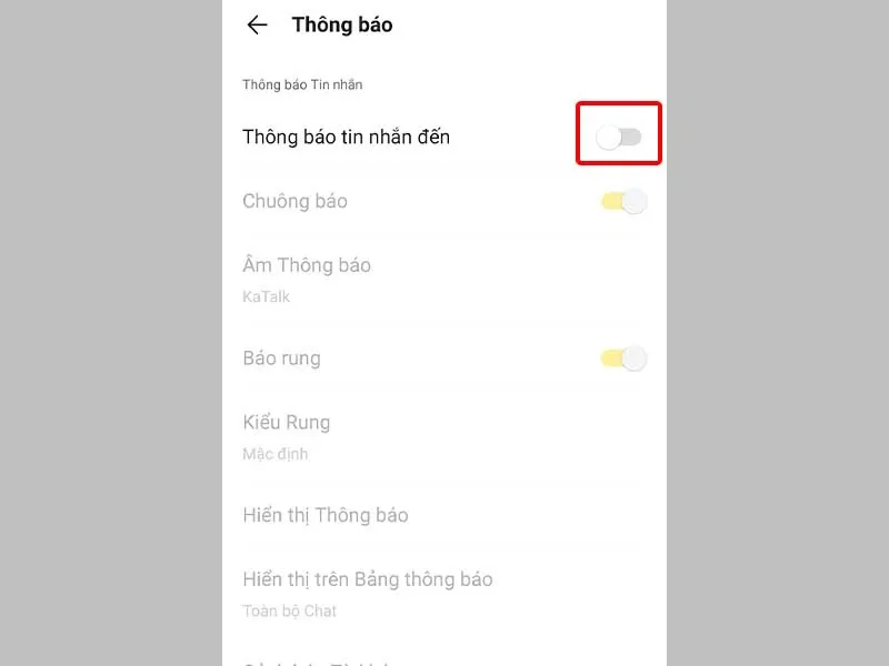 Mách bạn cách bật, tắt thông báo trên KakaoTalk cực nhanh