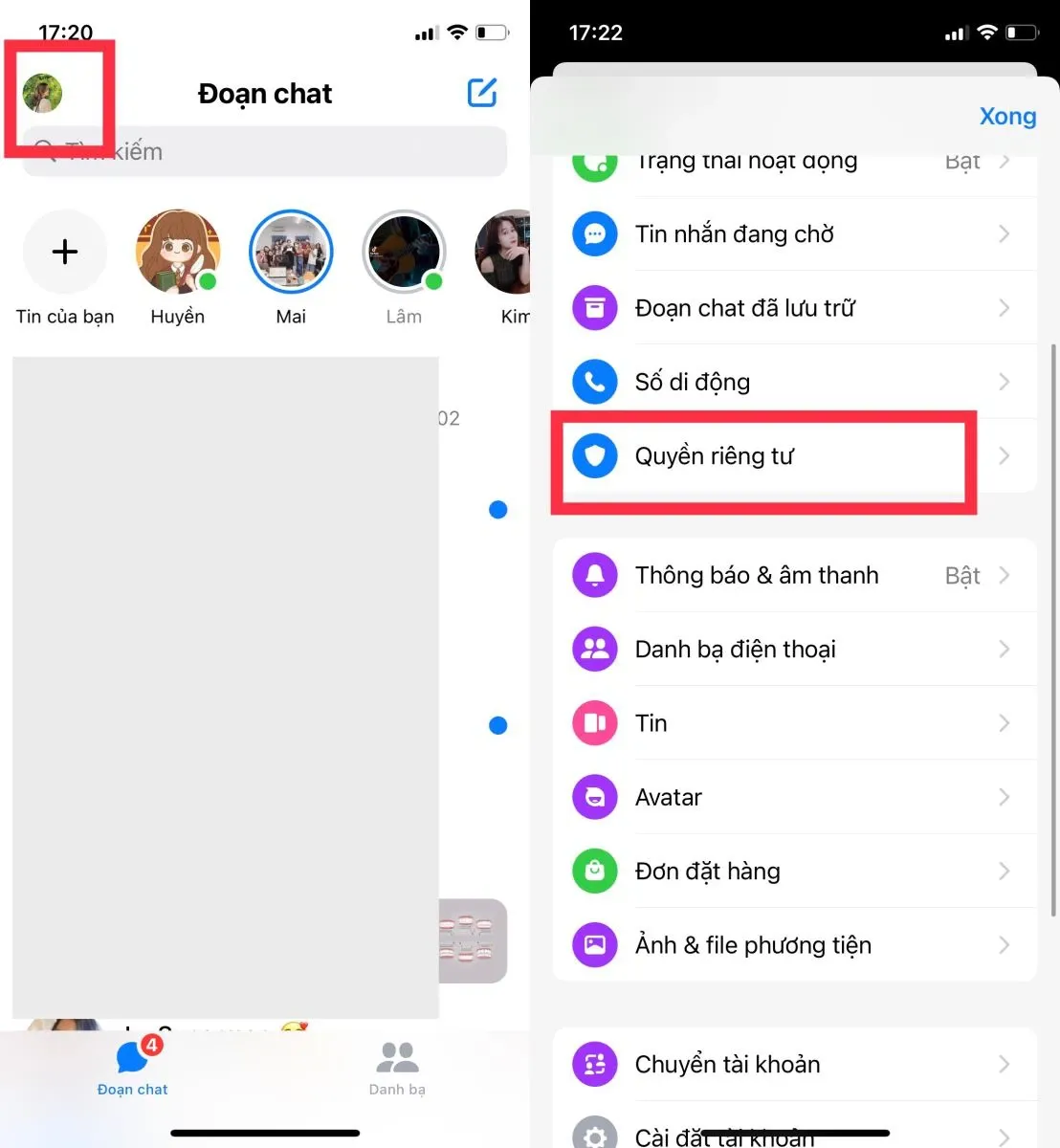 Mách bạn cách bỏ chặn Messenger khi đã xóa tin nhắn