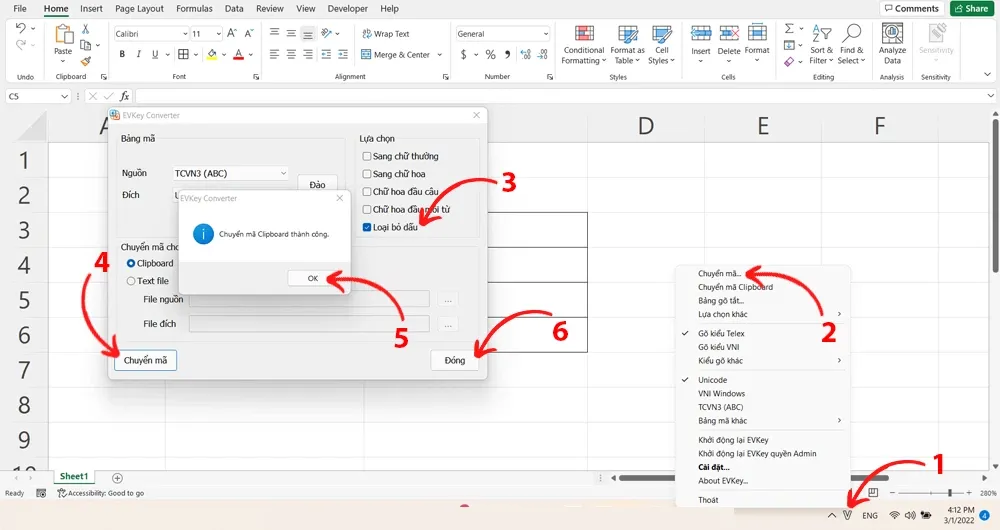 Mách bạn cách bỏ dấu trong Excel nhanh chóng và dễ làm không phải ai cũng biết