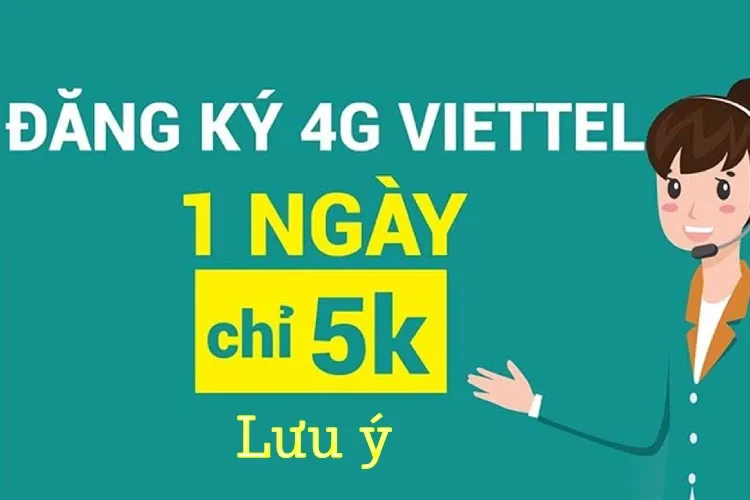 Mách bạn cách đăng ký 4G Viettel 1 ngày 5k nhanh chóng