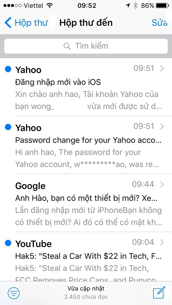 Mách bạn cách đăng nhập mail iCloud cực kỳ đơn giản trên iPhone